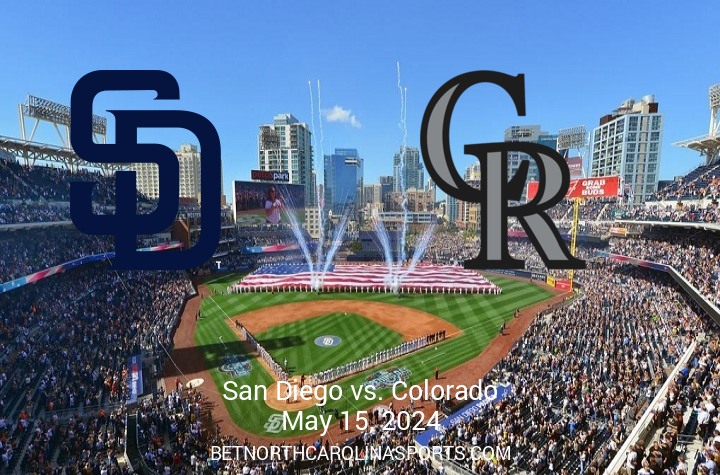 Upcoming MLB Duel: Colorado Rockies versus San Diego Padres on May 15, 2024, at PETCO Park